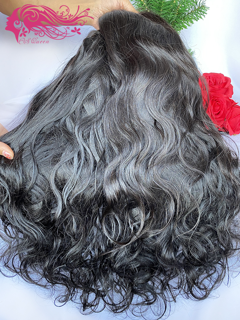 Csqueen Raw Line Wavy 6*6 HD Lace Closure wig 100% Human Hair HD Wig 150%density